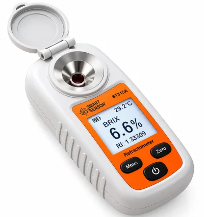 مقياس الانكسار الرقمي Smart Sensor ST335A (قياس دقيق 0-35% بريكس)