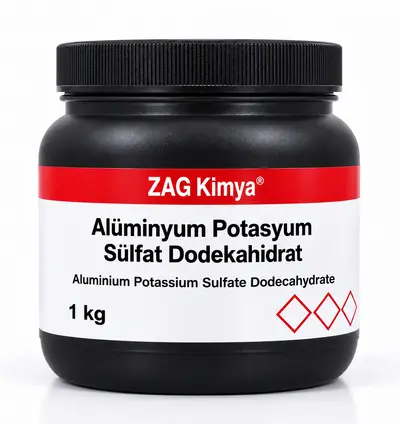 Alüminyum Potasyum Sülfat Dodekahidrat